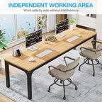 Tribesigns 78.7 Inches Extra Long Computer Desk 2 Person Desk, Double Long Desk, Workstaion for Home Office