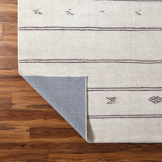 Livabliss x Becki Owens Rivi Moroccan Area Rug , 3'11" x 5'7", Ivory/Black