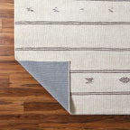 Livabliss x Becki Owens Rivi Moroccan Area Rug , 3'11" x 5'7", Ivory/Black