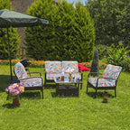 JMGBird Outdoor Cushion Tufted Pillow, Deep Seat Outdoor Chair Cushion Set 22"x22" Patio Cushions for Outdoor Furniture