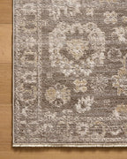 Loloi Magnolia Home by Joanna Gaines Pace Collection PAC-03 Taupe/Wheat 5'-3" x 5'-3" Round Area Rug