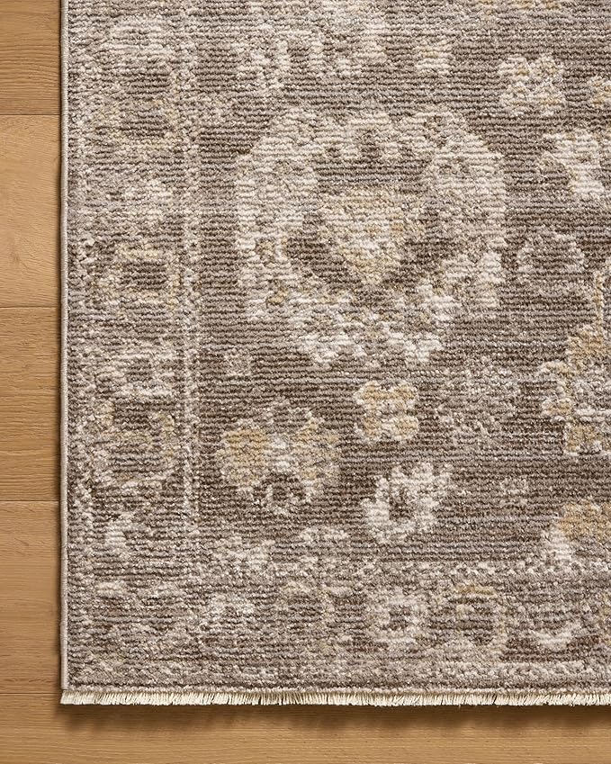 Loloi Magnolia Home by Joanna Gaines Pace Collection PAC-03 Taupe/Wheat 5'-3" x 7'-6" Area Rug