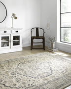 Loloi Teagan Collection TEA-01 Natural/Lt. Grey 2'-8" x 10'-6" Runner Rug, Large, Soft Neutral Rug, High-Traffic for Living Room, Bedroom, Home Office, Dining Area