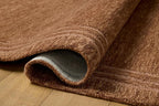 Loloi Leanne Ford Craven Collection CVN-02 Spice/Rose 5'-0" x 7'-6" Area Rug Geometrical, Patterned, Neutral, Living Room, Bedroom, Dining Room