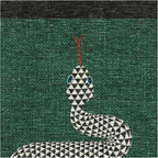 RUGGABLE x Jonathan Adler Machine Washable Modern Area Rug – Venom Emerald 8 ft Round, Stain-Resistant, Non-Slip – Large Rugs for Living Room, Bedroom, Hallway, Entryway & Office–with Standard Pad