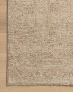 Loloi Magnolia Home by Joanna Gaines Junie Collection JUE-02 Oatmeal/Smoke 5'-3" x 5'-3", .38" Pile Height, Round Area Rug