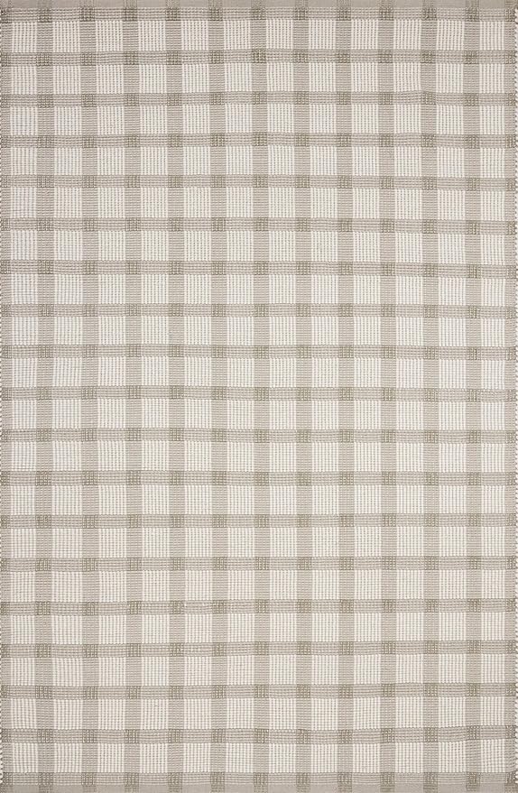 Loloi Magnolia Home by Joanna Gaines Ryder Collection RYD-02 Stone/Ivory 3'-6" x 5'-6" Accent Rug