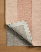 Loloi Leanne Ford Craven Collection CVN-01 Blush/Rose 2'-6" x 7'-6" Runner Rug Geometrical, Patterned, Neutral, Hallway, Kitchen, Mudroom, and Bathroom