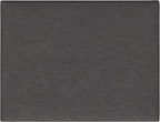 SIMPLIHOME Owen 34 inch Wide Mid Century Modern Rectangle Coffee Table Storage Ottoman in Slate Grey Linen Look Fabric, Assembled, For the Living Room, Entryway and Family Room