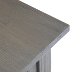 SIMPLIHOME Monroe SOLID ACACIA WOOD 14 inch Wide Rectangle Rustic Narrow Side Table in Farmhouse Grey for the Living Room and Bedroom