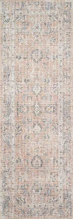 Loloi Skye Collection SKY-01 Blush/Grey 6'-0" x 9'-0" Area Rug