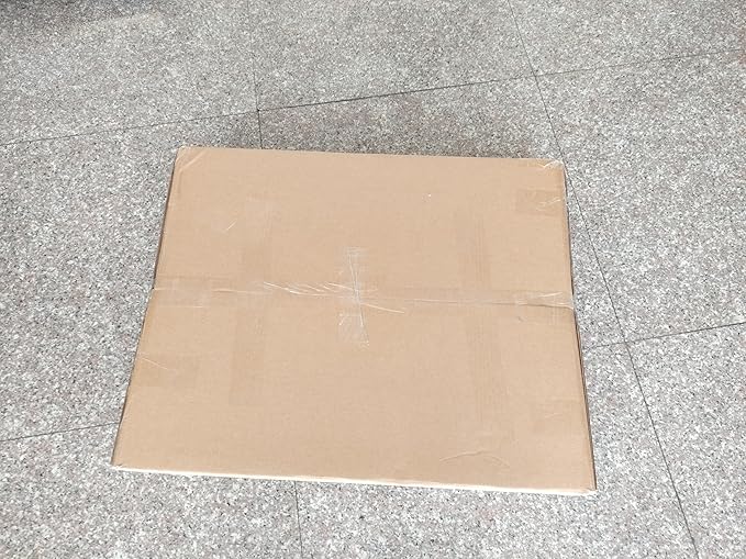 Tribesigns End Table with Storage, 3-Tier Side Table with Geometric Metal Design, Industrial Nightstand for Small Spaces, Living Room, Bedroom, Study Room (1, Rustic Brown)