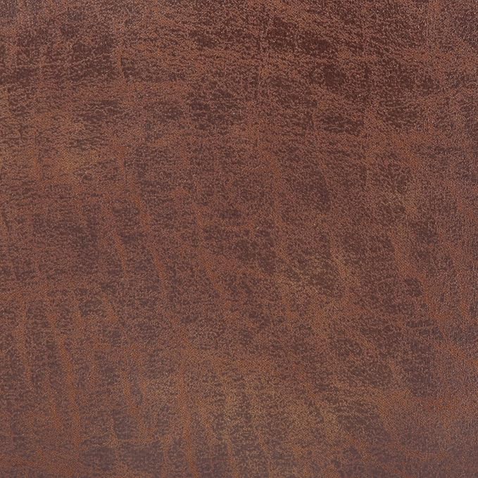 SIMPLIHOME Carlson 2-inch Wide Vegan Faux Leather Small Ottoman Bench in Distressed Black with Solid Wood Frame for Living Room, Entryway, or Bedroom