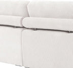 Modular Sectional Couches for Living Room, 118" Modern Upholstered 3-Seater Sofa Couche for Living Room Bedroom, Beige