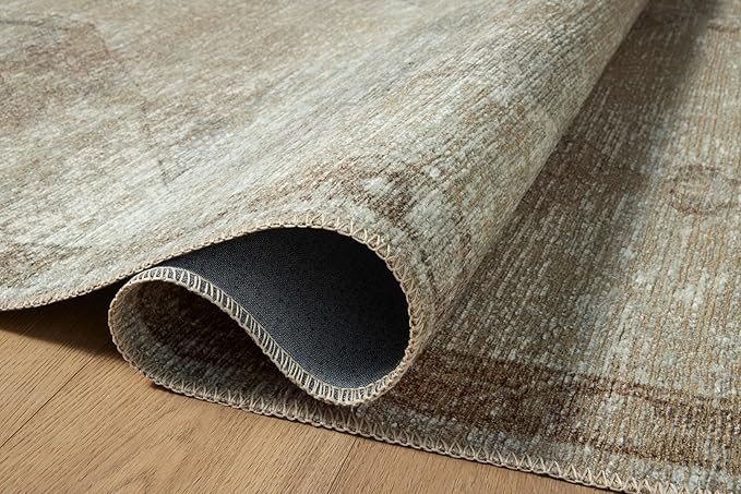 Loloi Amber Lewis Cambria Collection CBR-02 Mist/Natural 8'-6" x 11'-6" Area Rug Jute, Neutral, Vintage Style, Antique Tone, Living, Bedroom, Dining, Carpet