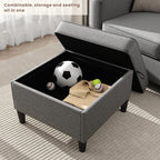 Sectional Couches for Living Room - Deep Seater Couch Living Room-Comfy L Shape Modular Sofa,with Storage Chaise-Washable Covers-Suitable for Living Rooms,Apartments,Rooms and Offices-Dark Gray