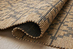 Loloi Chris Loves Julia Judy Collection JUD-05 Natural/Graphite 5'-0" x 7'-6" Area Rug