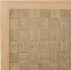SAFAVIEH Home Collection Halvor Rattan King Size Headboard Light Brown Frame & Natural Brown