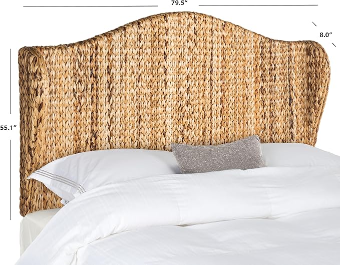 SAFAVIEH Home Collection Nadine Natural Winged Headboard, Twin