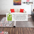 Mohawk Home 2' 6" x 8' Non Slip Rug Pad Gripper 1/2 Thick Dual Surface Felt + Rubber Gripper - Safe for All Floors