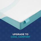 Tempur-Pedic TEMPUR-Adapt + Cooling 3-Inch King Mattress Topper Medium Luxury Premium Foam, Washable Cover, Medium Cooling Topper,white