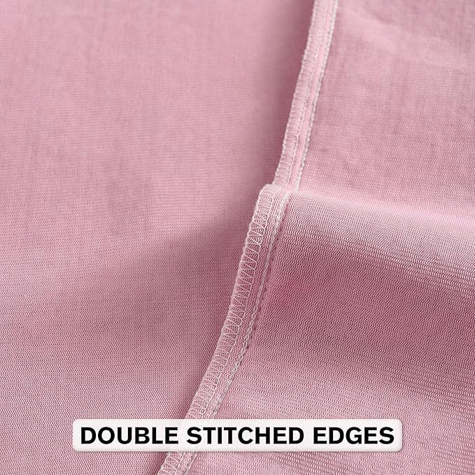 FUTEI Pink Chenille Throw Pillow Covers 16x16 Inch Set of 2,Soft Striped & Diamond Textured Cushion Cases,Modern Home Decor for Couch Living Room