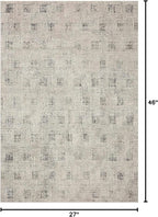 Loloi Kamala Collection KAM-01 Grey/Graphite 2'-3" x 3'-10" Accent Rug