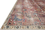 Loloi Chris Loves Julia Jules Collection JUL-01 Merlot/Multi 8'-6" x 11'-6", .13" Pile Height, Area Rug
