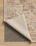 Loloi Magnolia Home by Joanna Gaines Junie Collection JUE-04 Natural/Clay 6'-7" x 9'-10", .38" Pile Height, Area Rug