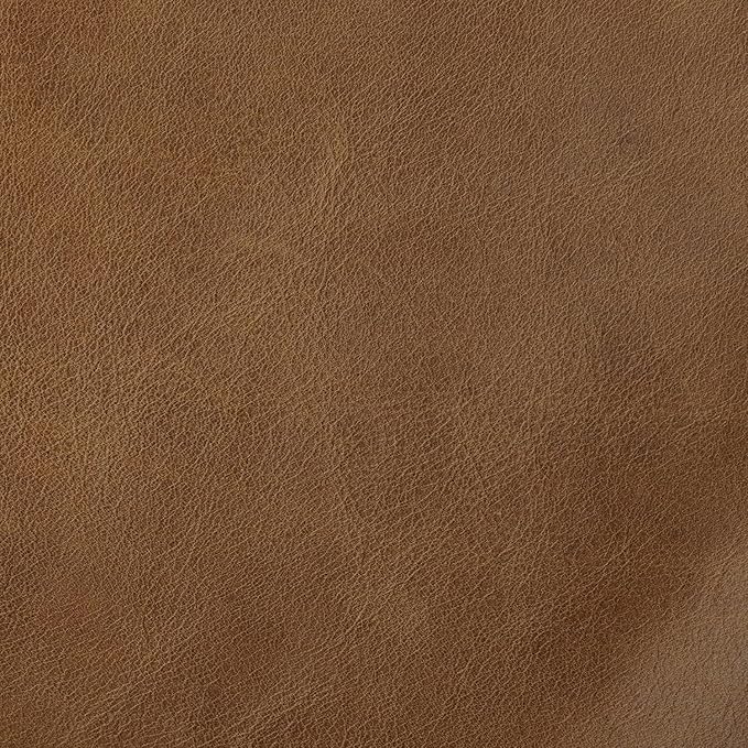 SIMPLIHOME Morrison Accent Chair - 43 inch Wide Upholstered Top Grain Genuine Leather Mid-Century Modern Arm Chair with Solid Wood Frame in Caramel Brown, for Living Room with 2 Bolster Pillows