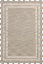 Loloi Chris Loves Julia Scottie Collection SCO-01 Fog/Ivory 2'-0" x 5'-0", .87" Pile Height, Accent Rug