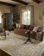 Loloi Amber Lewis Honora Collection HON-01 Khaki/Beige 9'-6" x 13' Area Rug