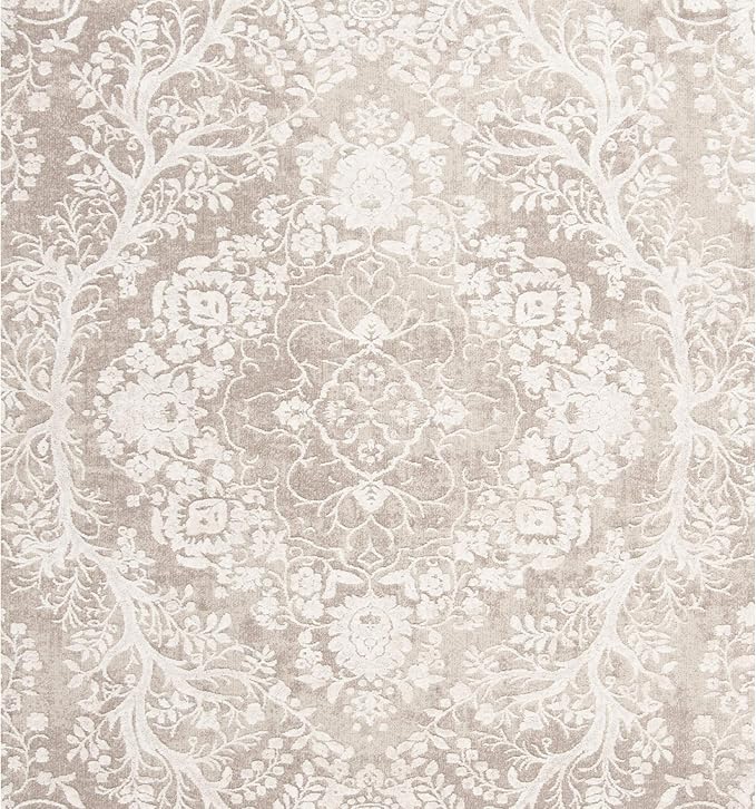 SAFAVIEH Reflection Collection Area Rug - 5'1" x 7'6", Beige & Cream, Boho Tribal Distressed Design, Non-Shedding & Easy Care, Ideal for High Traffic Areas in Living Room, Bedroom (RFT668A)