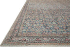 Loloi Adrian Collection ADR-04 Denim/Multi 7'-6" x 9'-6", .19" Thick Area Rug