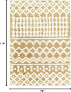 Livabliss Hapsburg Moroccan Shag Area Rug,6'7" x 9'6",Camel