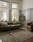 Loloi Magnolia Home by Joanna Gaines Mona Collection MOA-03 BARK/Natural 5' x 7'-8" Area Rug