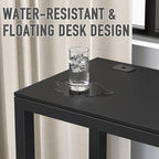 SHW 55-Inch Commercial-Grade Office Computer Desk, Black