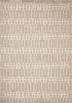 Loloi Amber Lewis Bexley Collection BEX-02 Taupe/Natural 2'-7" x 10'-0" Runner Rug Neutral, Textured, Living, Bedroom, Dining, Carpet