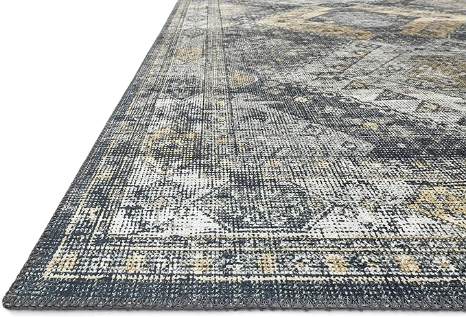 Loloi Skye Collection SKY-09 Graphite/Silver 9'-0" x 12'-0" Area Rug