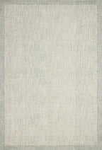 Loloi Magnolia Home by Joanna Gaines Henley Collection HNY-01 Ivory/Spa 3'-6" x 5'-6" Accent Rug