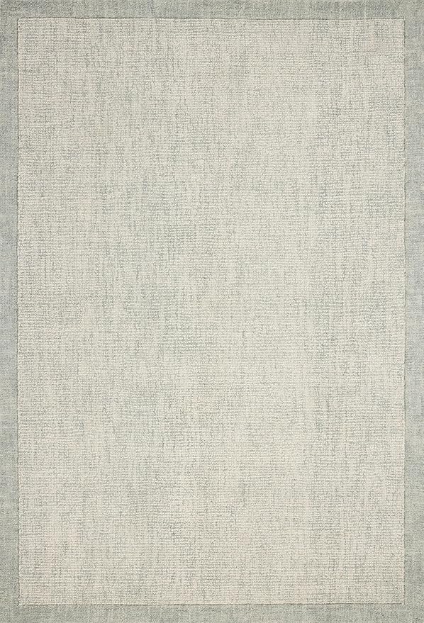 Loloi Magnolia Home by Joanna Gaines Henley Collection HNY-01 Ivory/Spa 3'-6" x 5'-6" Accent Rug