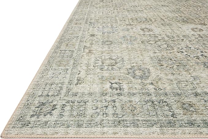 Loloi Skye Collection SKY-14 Natural/Sage 6'-0" x 9'-0" Area Rug