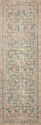 Loloi Angela Rose Aubrey Collection AUB-01 Navy/Multi 2'-0" x 5'-0", .19" Pile Height, Accent Rug
