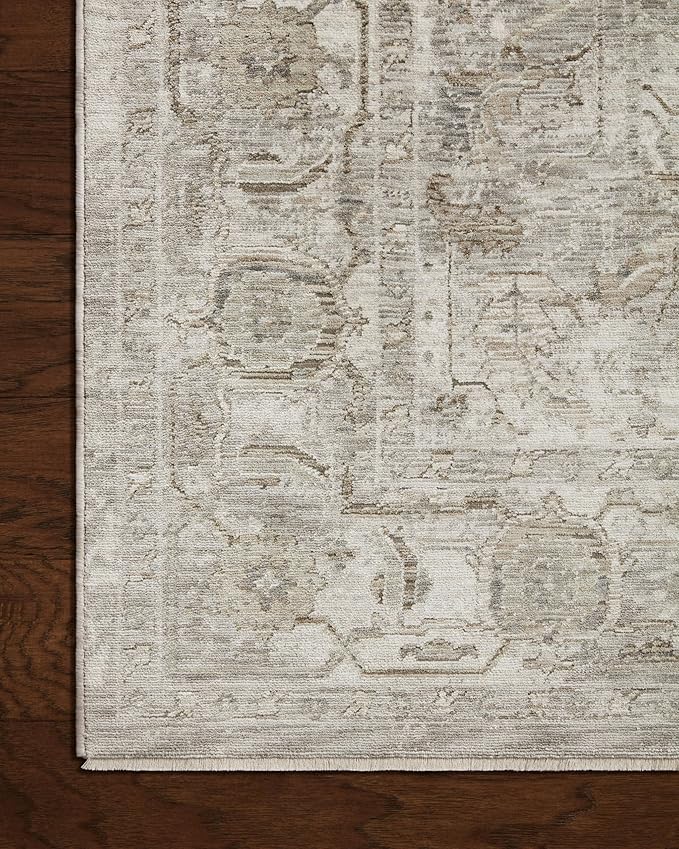 Loloi Amber Lewis Honora Collection HON-06 Grey/Taupe 5'-3" x 7'-9" Area Rug