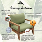 Tommy Bahama Deep Seating Lounge Cushion, 26" X 30" X 4", Bamboo Bay Pear