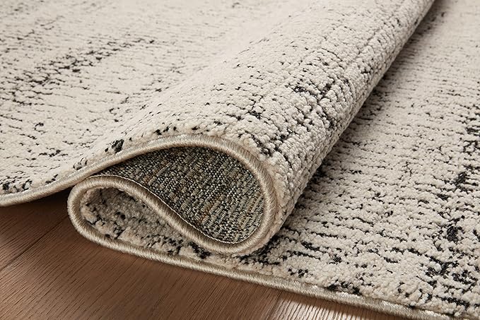 Loloi Darby Collection DAR-02 Oatmeal/Charcoal 2'-7" x 10'-0" Runner Rug