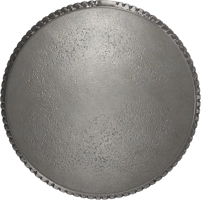 SIMPLIHOME Juno Metal Side Table in Graphite, 14.6 x 14.6 x 21.5 inches, Cast Aluminum Round Top for Living Room, Bedroom, Entryway, Assembled