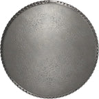 SIMPLIHOME Juno Metal Side Table in Graphite, 14.6 x 14.6 x 21.5 inches, Cast Aluminum Round Top for Living Room, Bedroom, Entryway, Assembled