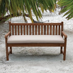 Tommy Bahama Bench Cushion, 44" X 19" X 2.5", Bamboo Bay Sand