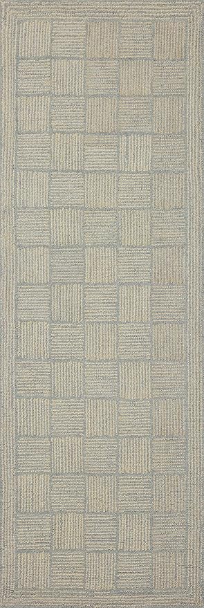 Loloi Chris Loves Julia Francis Collection FRA-03 Silver/Sky 3'-6" x 5'-6" Accent Rug